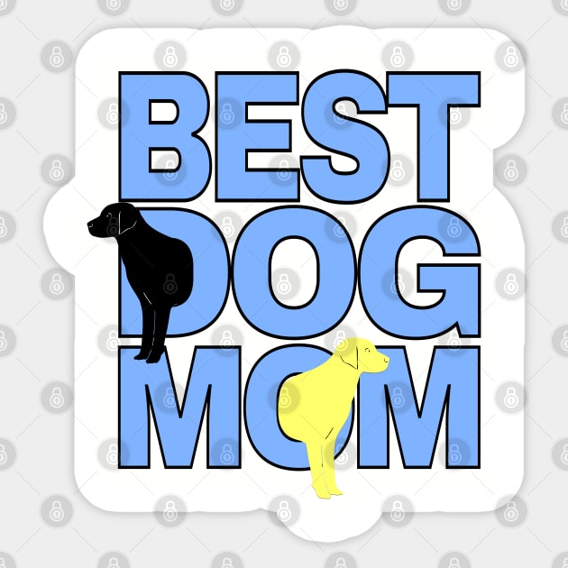 Best Dog Mom Dog Lover Sticker by Yesteeyear